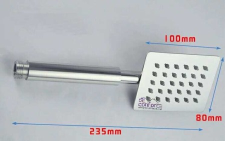 Para dus mana rectangulara duze silicon Slim corp inox [3]