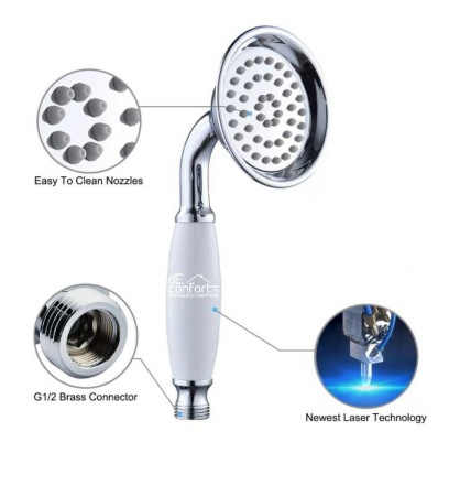 Para dus mobila aspect antichizat cromat duze silicon [2]