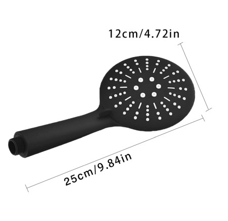 Para dus NEAGRA trei functii rotunda plastic duze silicon [3]