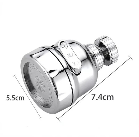 Perlator baterie chiuveta economie apa, trei functii [3]