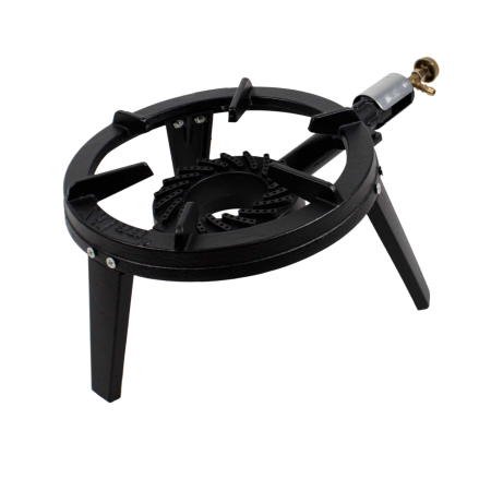 Pirostrie cu arzator gaz rotund din fonta turnata 28 cm putere 3.5 kw [2]
