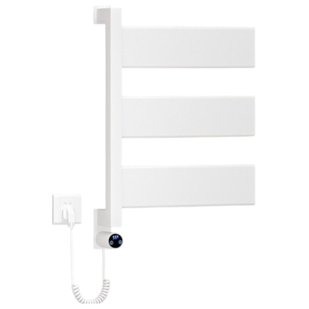 Calorifere electrice - Radiator port-prosop electric 3 brate afisaj digital alb