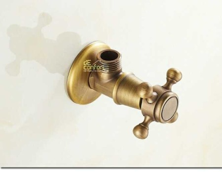Baterie bronz perete - Robinet colt bronz antichizat YOLA apa rece