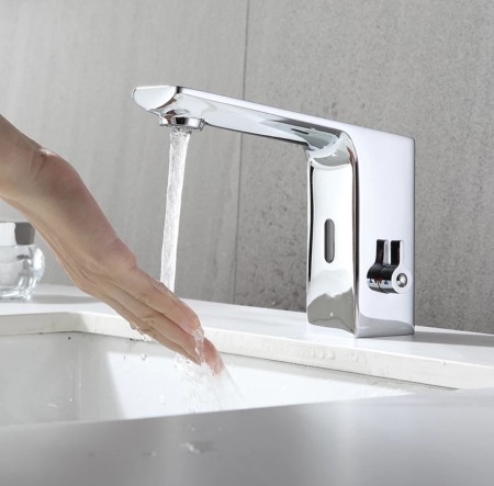 Senzor lavoar baie profesional fara atingere reglare temperatura apa [1]