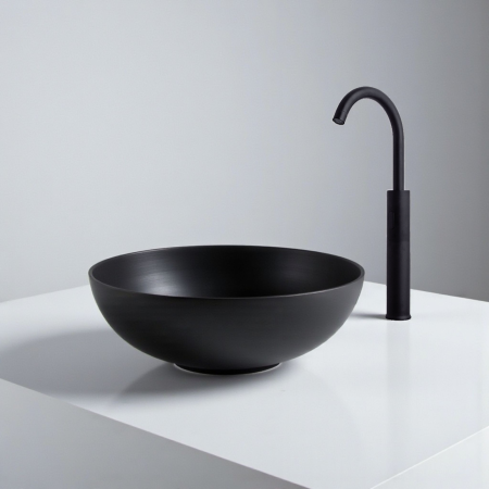 Senzor lavoar inalt culoare negru HighSense montare blat [1]