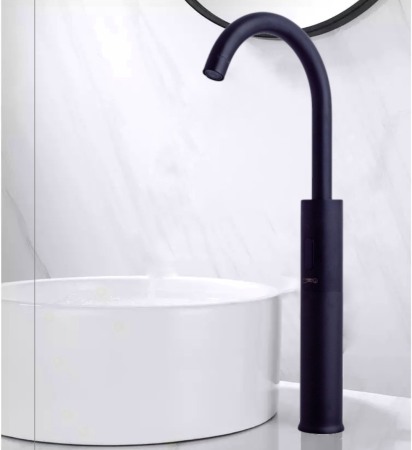 Senzor lavoar inalt culoare negru HighSense montare blat [1]