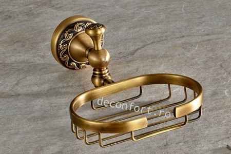 Set accesorii baie PRATO antichizat retro pahar ceramica 6 piese [6]