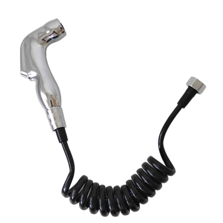Set bideu para dus furtun spiralat negru [2]