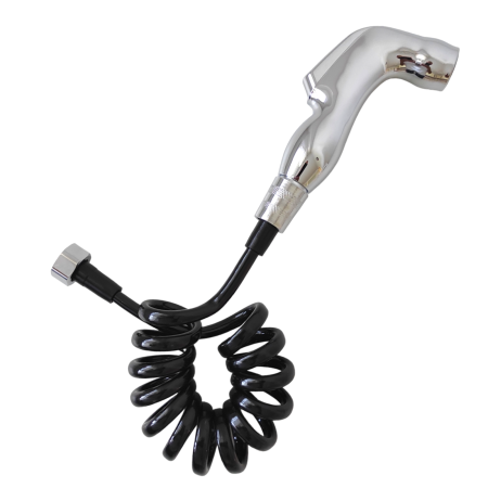 Set bideu para dus furtun spiralat negru [1]