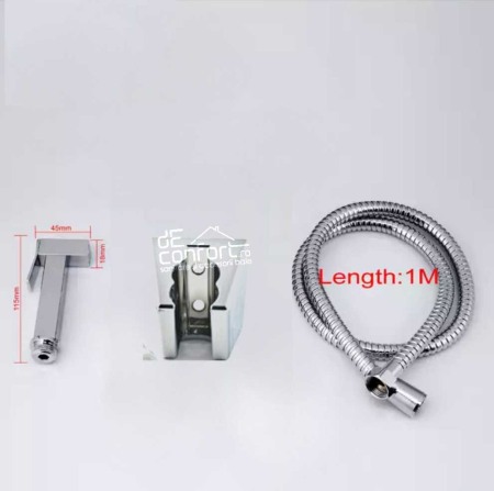 Set bideu rectangular cu furtun para dus [1]