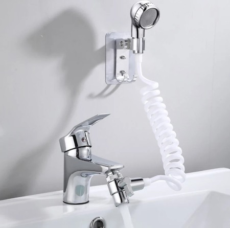 Set dus complet echipat - Set complet dus adaptare bateria lavoar