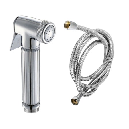 Set dus complet echipat - Set dus 2 piese para furtun metalic