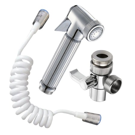 Set dus complet echipat - Set dus 3 piese distribuitor para furtun alb