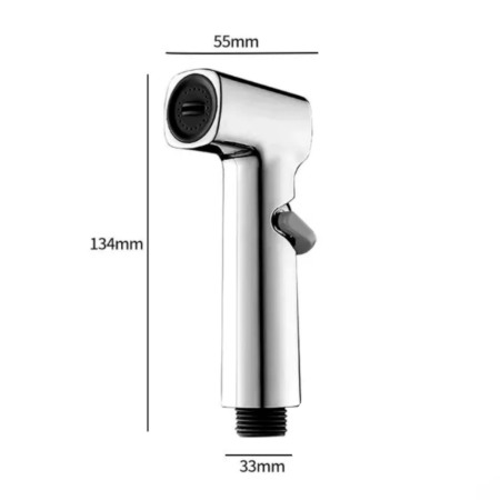 Set dus 3 piese furtun spiralat gri adaptor lavoar furtun [5]