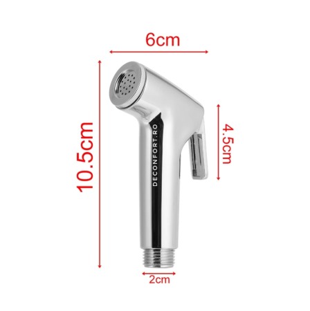 Set dus bideu cromat cu para 3 piese [3]