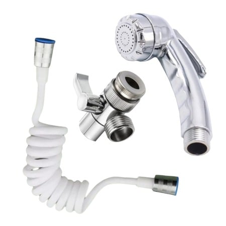 Set dus complet echipat - Set dus rulota 3 piese adaptor lavoar