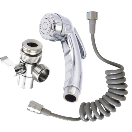 Set dus rulota 3 piese gri adaptor lavoar
