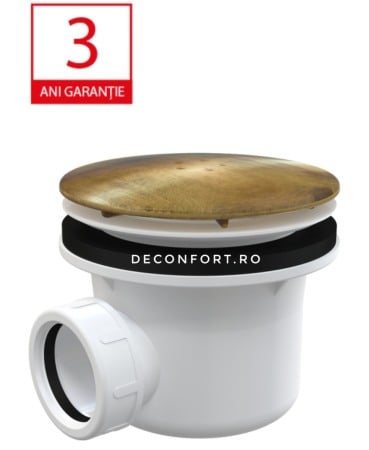 Evacuare cada-dus - Sifon evacuare bronz antichizat - cadita dus ANTIC