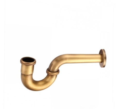 Sifon evacuare lavoar bideu bronz antichizat U [1]