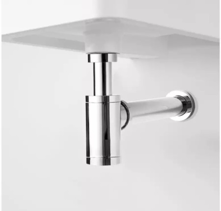 Sifon evacuare lavoar cromat impotriva mirosurilor pahar decantor [1]