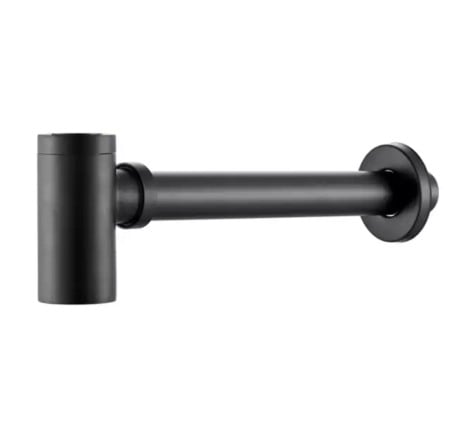 Scurgere lavoar - Sifon scurgere chiuveta negru impotriva mirosurilor aspect mat