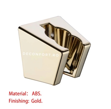Suport fix AURIU pentru para dus Gold cu doua pozitii fixare perete cu dibluri [0]