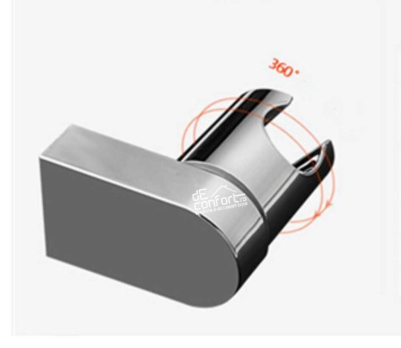 Suport para dus reglabil aspect cromat [2]