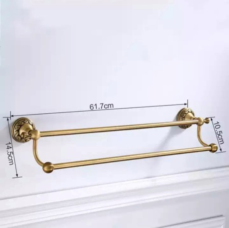 Suport prosop antichizat dublu 60cm alama Prato [4]