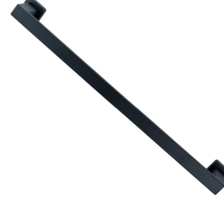 Suport prosop baie negru mat 60cm AGS5 [0]