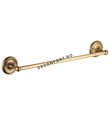Accesorii baie cromate - Suport prosop bara antichizata Epoque 45-66cm