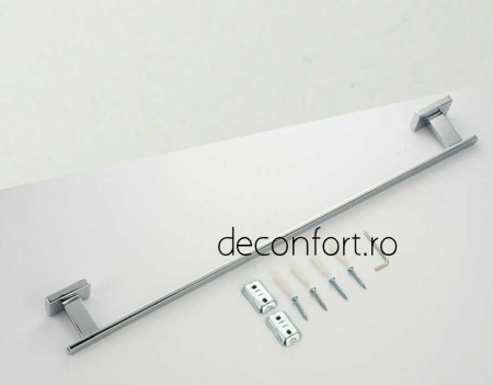 Suport prosop bara Liner cromat lucios aspect liniar prindere perete doua puncte [3]