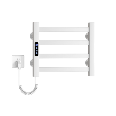 Calorifere electrice - Suport prosop electric 4 elementi culoare alba