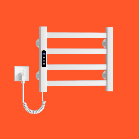 Suport prosop electric 4 elementi culoare alba [2]