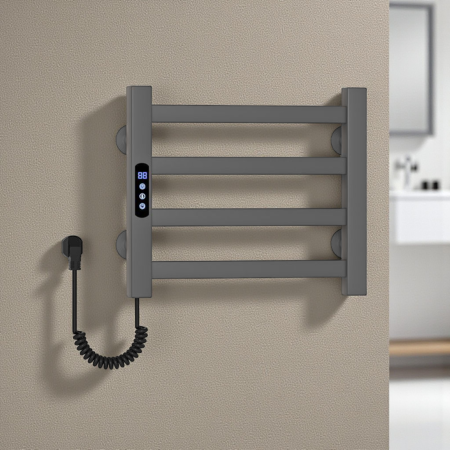 Suport prosop electric 4 elementi culoare gri antracit [1]