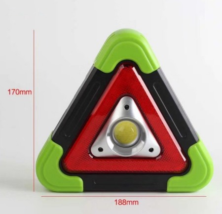 Triunghi lampa semnalizare LED portabila solara 4 functii [4]