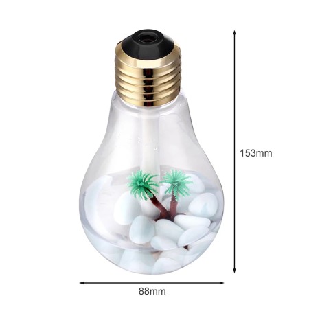 Umidificator difuzor uleiuri aromate bec lumina led Bulb [2]