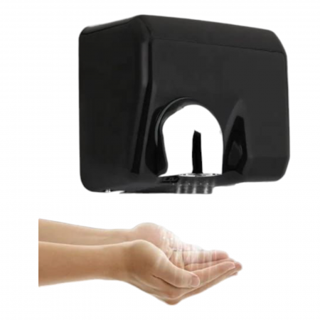 Uscător mâini profesional fara atingere de 1800W negru [1]
