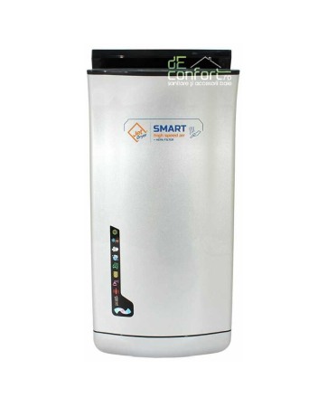 Uscator maini senzor JetSmart argintiu 1800W uscare rapida aer cald rece [1]
