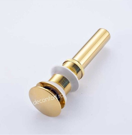Ventil auriu scurgere chiuveta GOLD dop mare