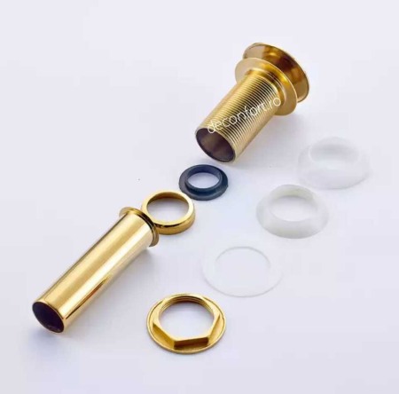 Ventil auriu scurgere chiuveta GOLD dop mare [1]
