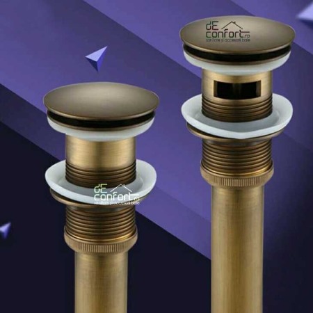 Ventil evacuare lavoar bronz antichizat quick-clack [1]