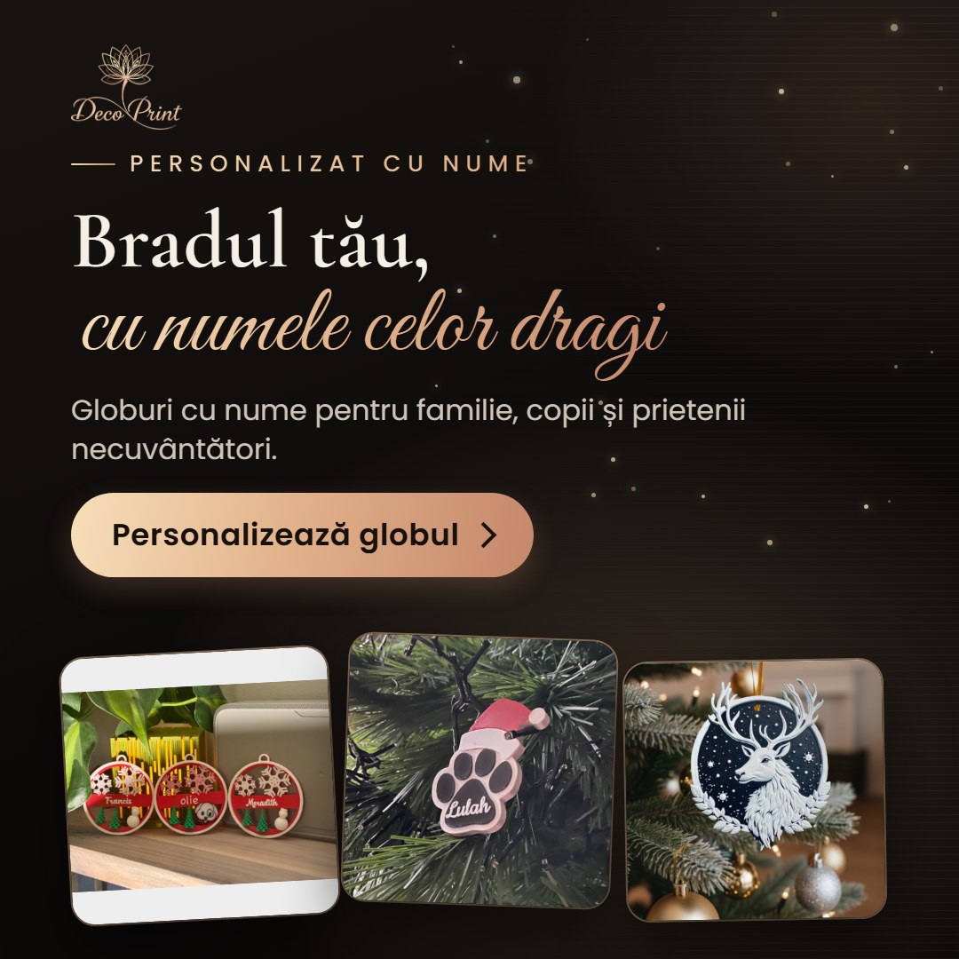 Carusel 1 Glob personalizat - mobil