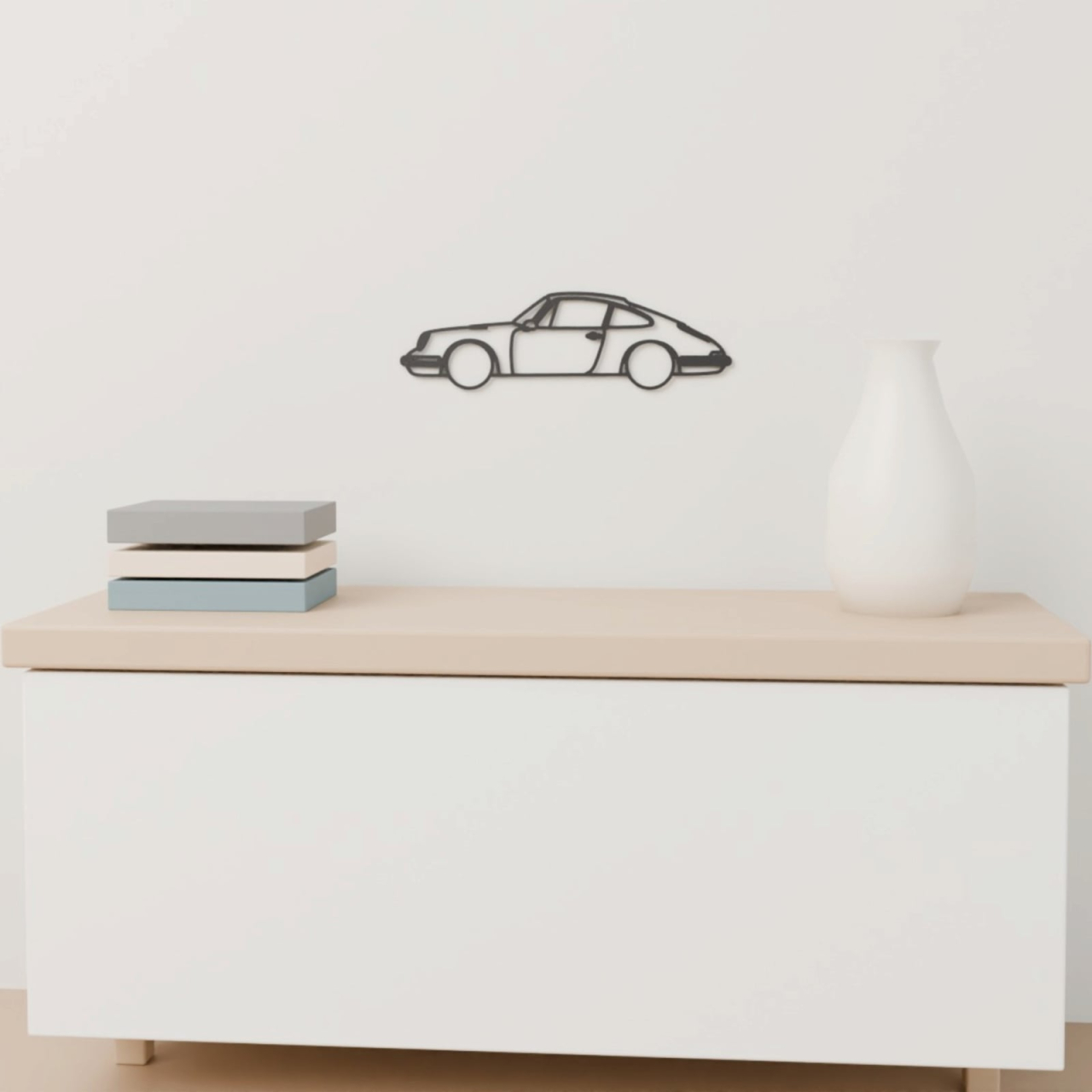 Siluetă decorativă perete Porsche 911 clasic [3]