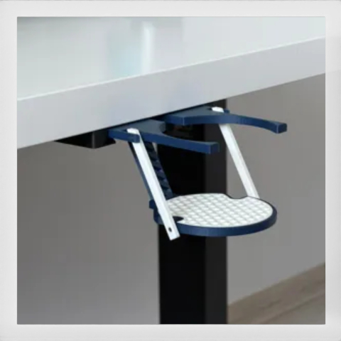 Design interior - Suport Pliabil pentru Pahar – Montare Sub Birou