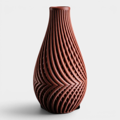 Design interior - Vază Decorativă „Guarda” – Rafinament și Prezență Sculpturală