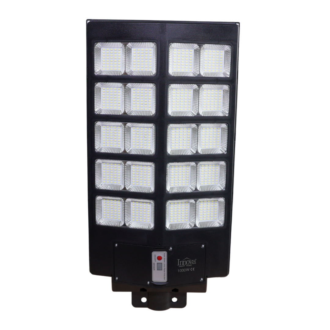 Lampa Solara Stradala Helio PRO Innova 1000W - LED 80 000 lm, Senzor Miscare, Senzor Lumina IP66, Telecomanda & Suport Prindere + Cadou Surpriza [9]