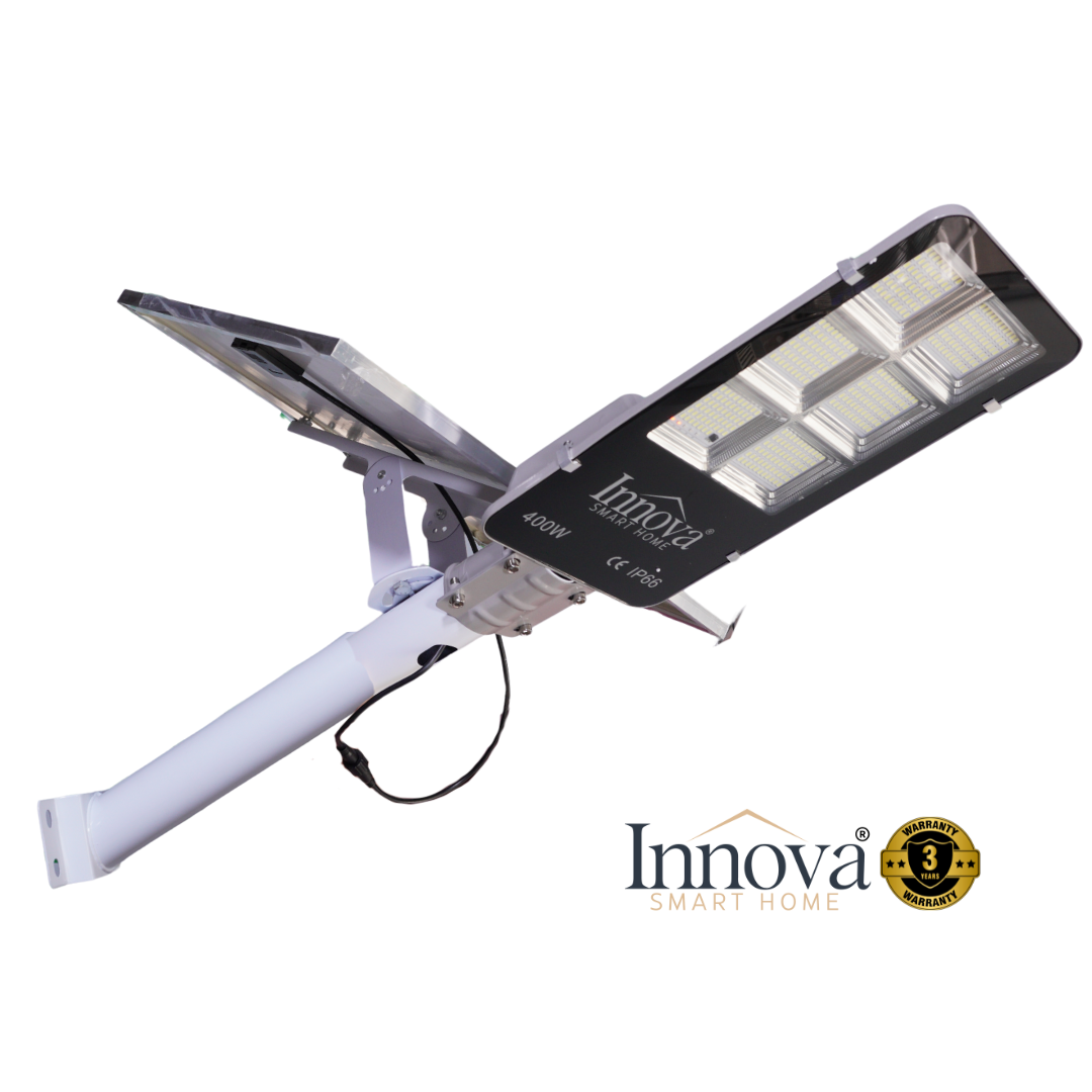 Lampi Solare Stradale - Lampa solara INNOVA 400W cu senzor lumina si panou