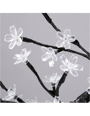 Black Friday - Pachet 2 x Bonsai decorativ cu flori de cires, 28 LED Multicolor [3]