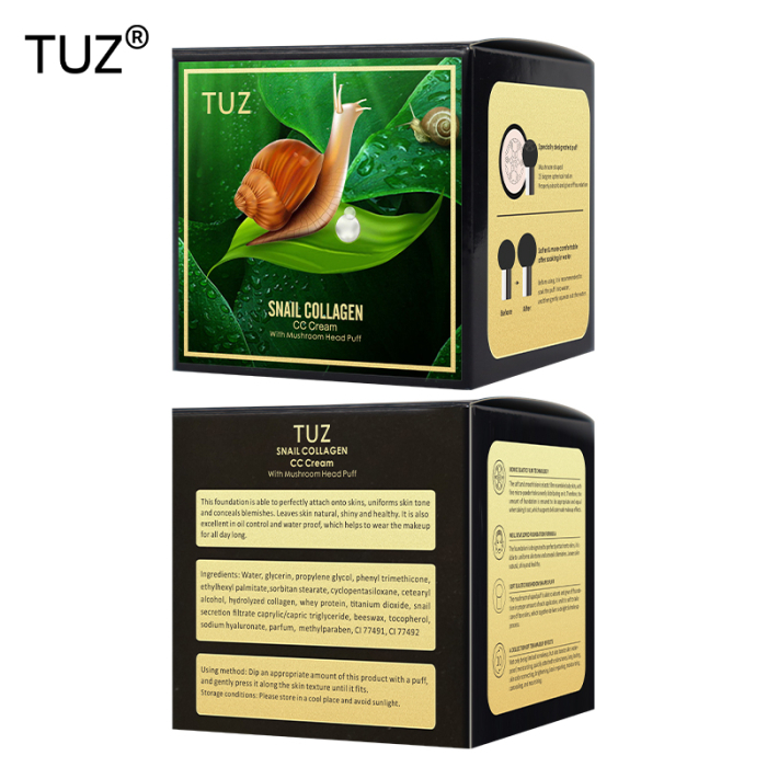 Fond de Ten CC Cream Air Cushion cu Colagen de Melc, Nuanța 02 Natural Skin - 1+1 Cadou, Aplicator Burete [6]
