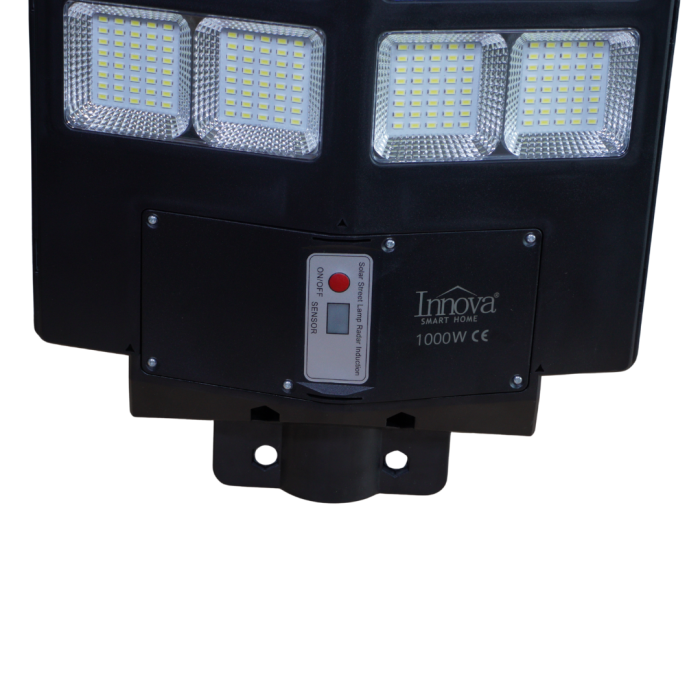 Lampa Solara Stradala Helio PRO Innova 1000W - LED 80 000 lm, Senzor Miscare, Senzor Lumina IP66, Telecomanda & Suport Prindere + Cadou Surpriza [3]